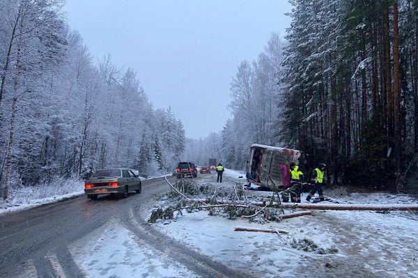 В минздраве рассказали о состоянии свердловчан, попавших в ДТП на Серовском тракте