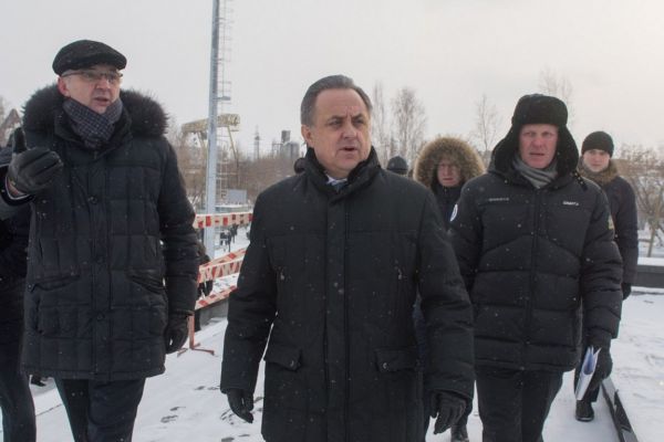 Виталий Мутко высоко оценил ход подготовки Екатеринбурга к ЧМ-2018