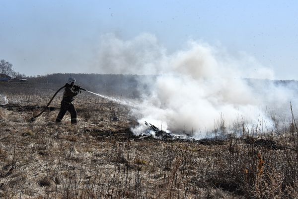 В Тугулымском районе обнаружено 250 гектаров пожароопасных полей