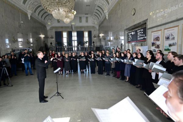 Сначала спели на вокзале. Уральская столица готовится принять первый Хоровой форум России