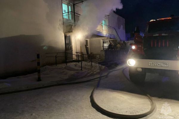 Психоневрологический госпиталь загорелся в Первоуральске