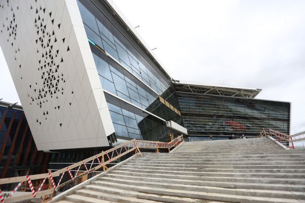 Строительство Дворца водных видов спорта в Екатеринбурге будет завершено в срок