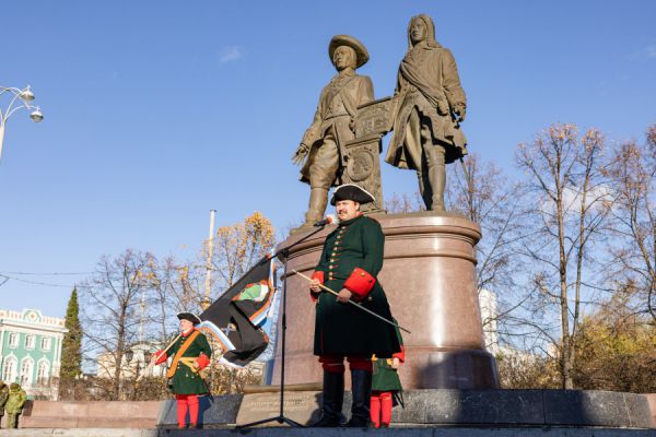 В Екатеринбург отметили 350-летие основателя города Вильгельма де Геннина