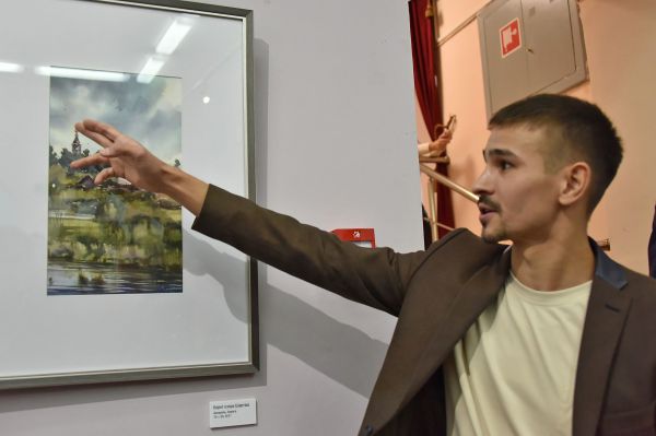 Выставка «Керчь и Урал» акварелиста Романа Баянова открылась в Екатеринбурге