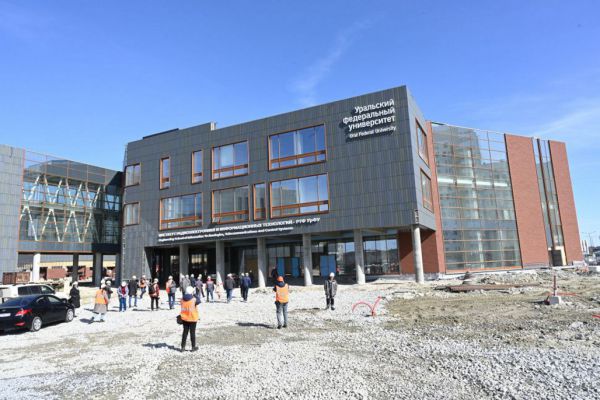 Строительство второй очереди кампуса УрФУ идет высокими темпами