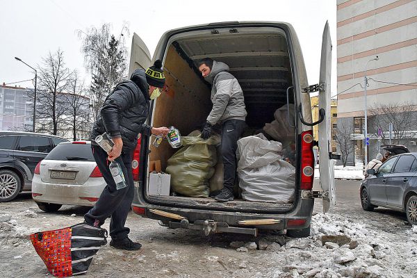 Жители Екатеринбурга за пять часов собрали тонну стеклоотходов
