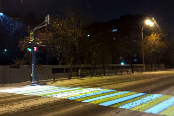 В Нижнем Тагиле появились еще три школьных перехода с подсветкой