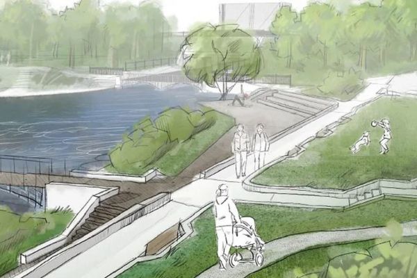 В Екатеринбурге благоустроят участок набережной Исети в Базовом переулке